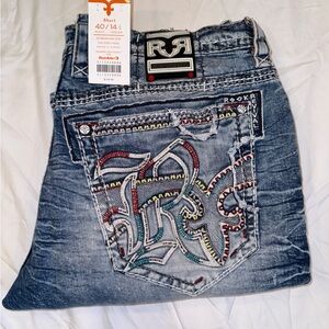 Men’s Rock Revival Jean Shorts